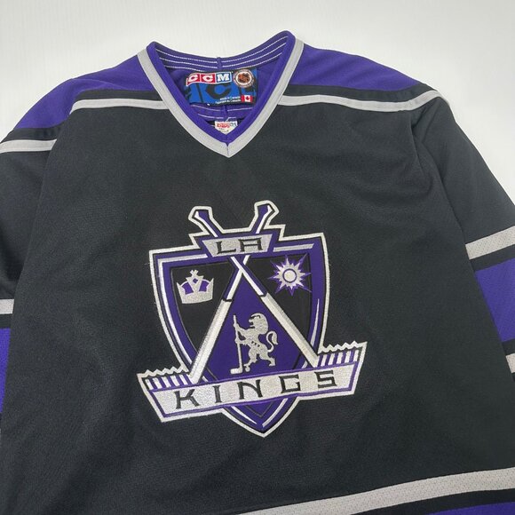 Vintage CCM Los Angeles Kings NHL Hockey Jersey M - Picture 3 of 7